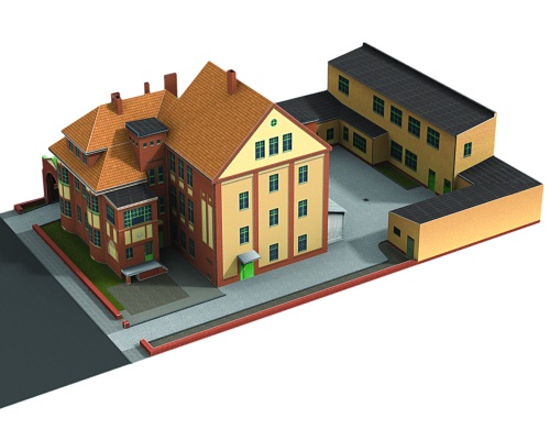 Bild: Villa-Peltzer, 3D-Modell